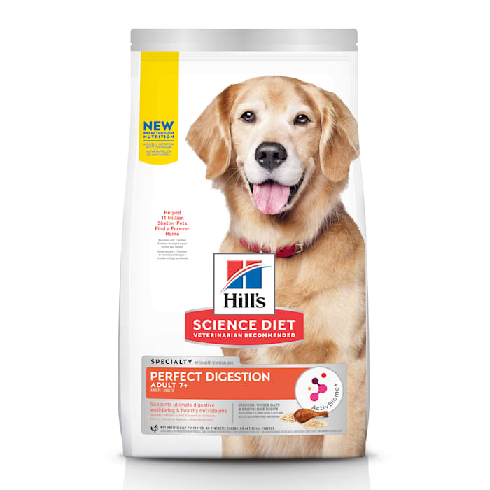 Photos - Dog Food Hills Hill's Hill's Science Diet Adult 7+ Perfect Digestion Chicken Dry  