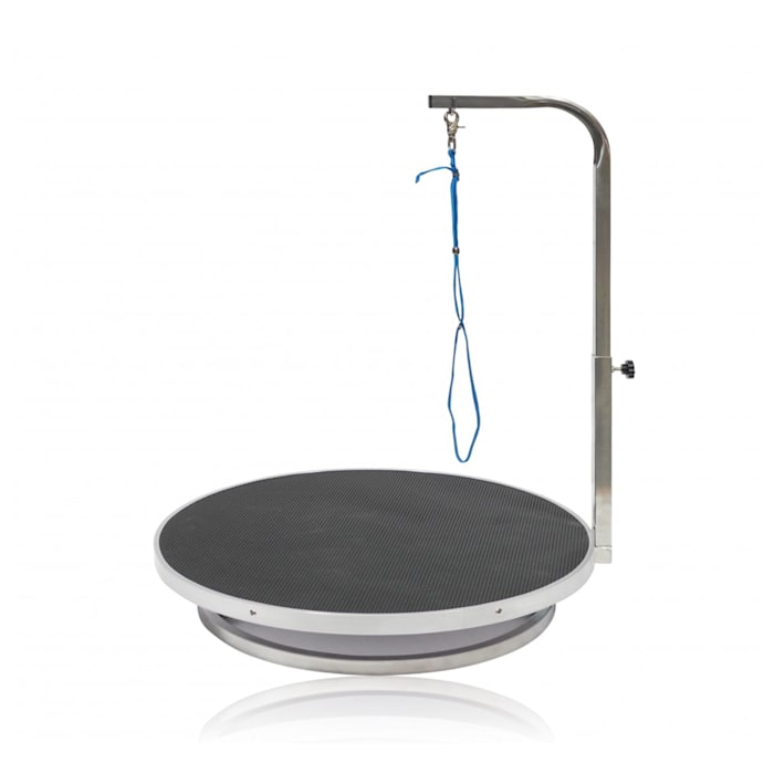 UPC 810602020036 product image for Go Pet Club Black Diameter Rotating Grooming Table, 21.65