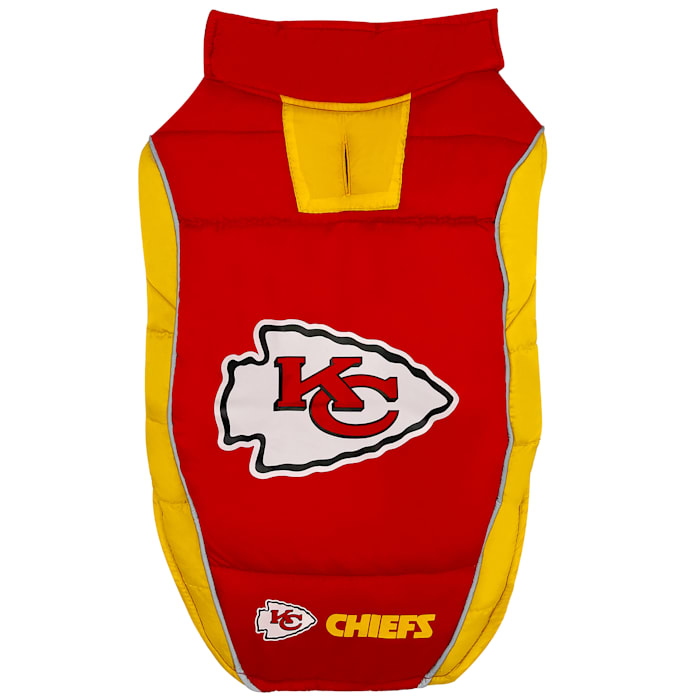 Pets First Kansas City Chiefs Puffer Vest for Dogs, Small -  KCC-4081-SM