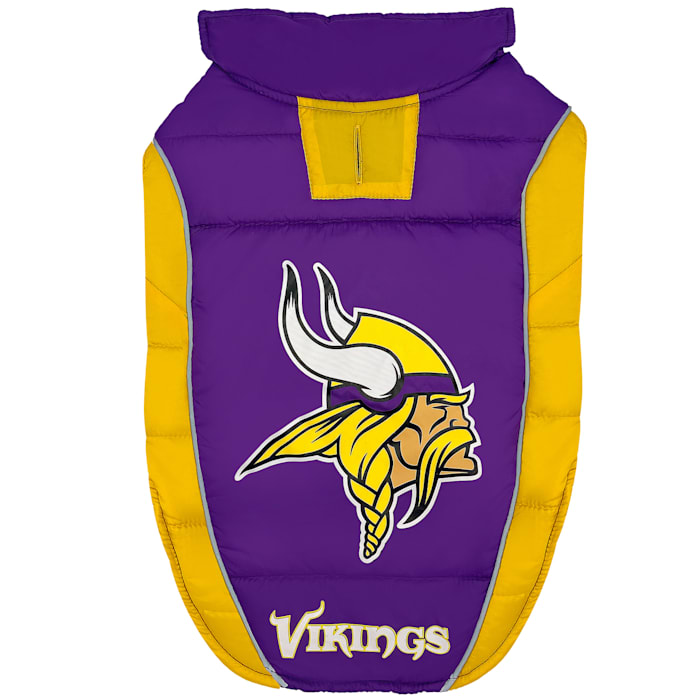 Pets First Minnesota Vikings Puffer Vest for Dogs, Small -  MIN-4081-SM