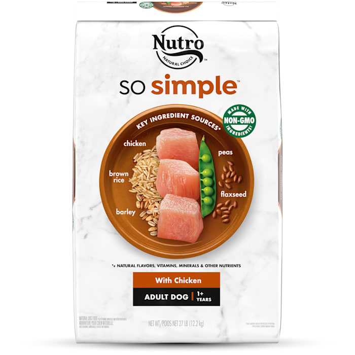 UPC 079105130363 product image for Nutro So Simple With Chicken Recipe Adult Dry Dog Food, 27 lbs. | upcitemdb.com