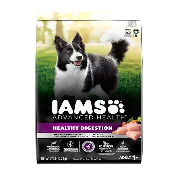 UPC 019014805761 product image for Iams Advanced Health Digestion with Real Chicken Adult Dry Dog Food, 27 lbs. | upcitemdb.com