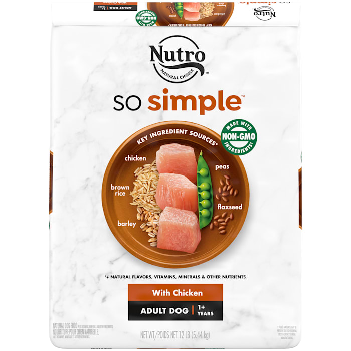 UPC 079105129992 product image for Nutro So Simple With Chicken Recipe Adult Dry Dog Food, 12 lbs. | upcitemdb.com