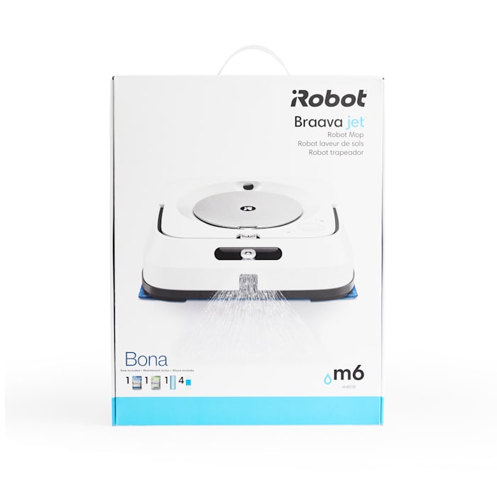 iRobot - Braava jet m6 Wi-Fi Connected Robot Mop - White