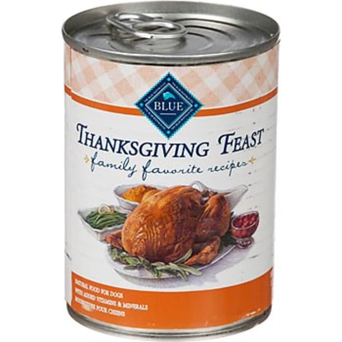 UPC 859610003259 product image for Blue Buffalo Blue Family Favorite Recipes Turkey Day Feast Wet Dog Food, 12.5 oz | upcitemdb.com