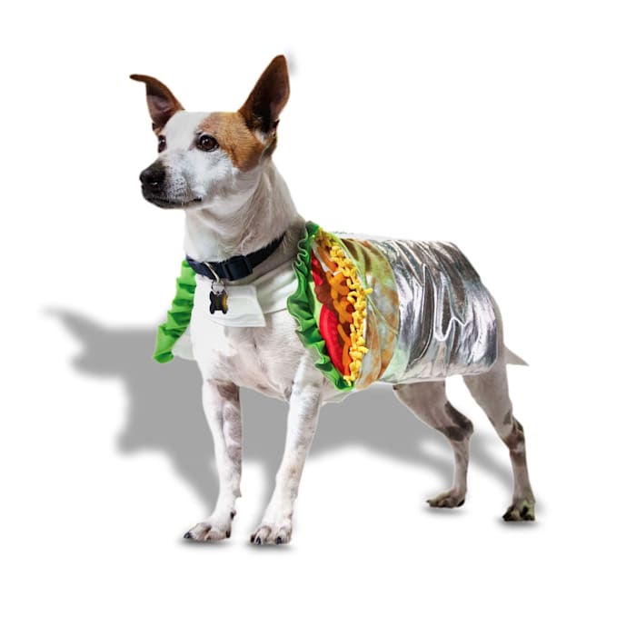 Get the best deal on a Bootique Burrito Costume for Dogs & Cats, Large, Multi-Color