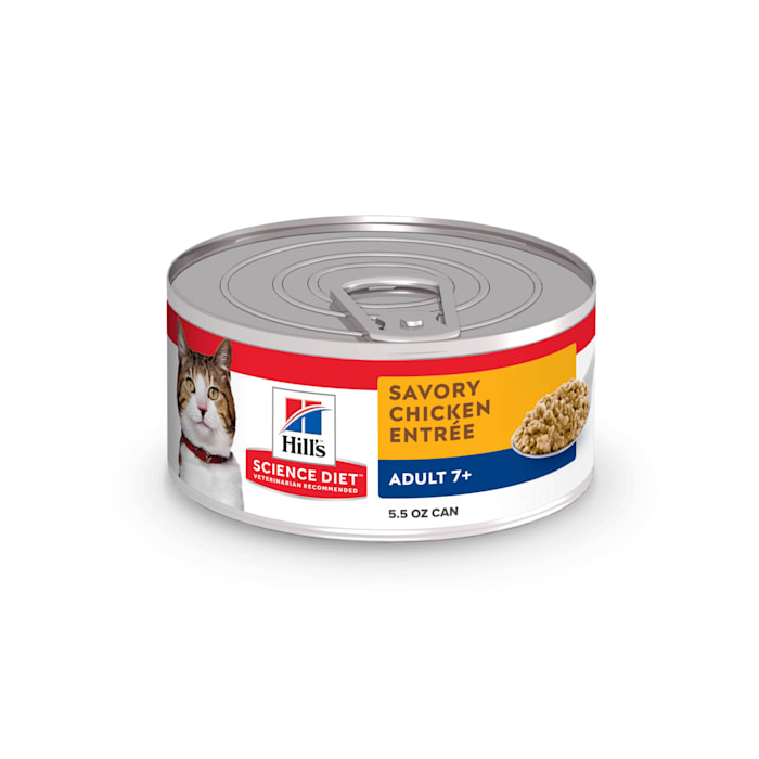 UPC 052742177601 product image for Hill's Science Diet Adult 7+ Tender Chicken Dinner Canned Cat Food, 5.5 oz. | upcitemdb.com