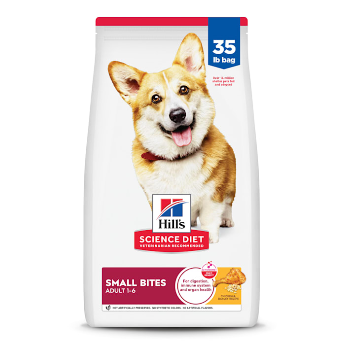 Hill s Science Diet Adult Small Bites Chicken & Barley Recipe Dry Dog Food  35 lb bag