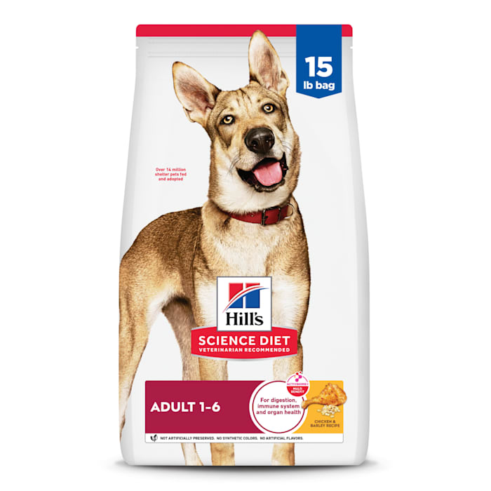 ( best before 04/2026 ) Hill s® Science Diet® Adult Chicken & Barley Recipe Dry Dog Food  15 lb bag