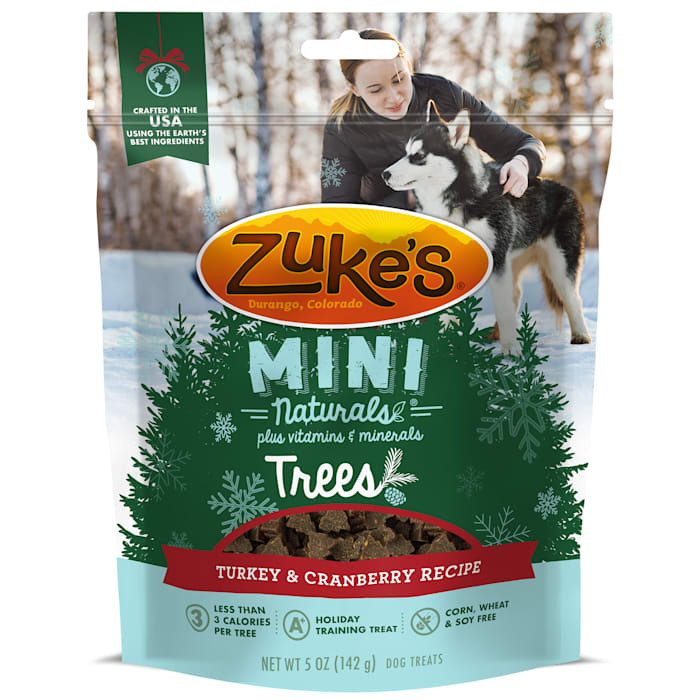 Zuke s  Mini Naturals Trees Dog Treats  5oz