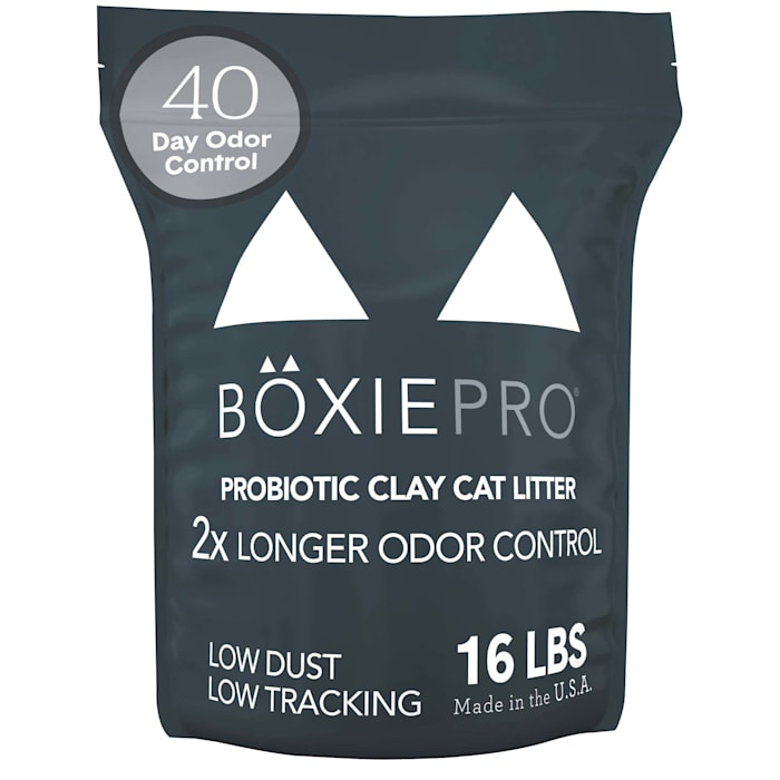 Boxiecat Probiotic 40 Day Odor Control Clumping Clay Cat Litter - 16lbs