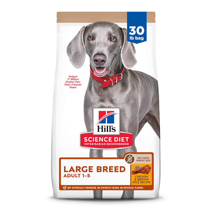 Hill's Science Diet Adult No Corn, Wheat or Soy Chicken Large Breed Dry Dog Food, 30 lbs.