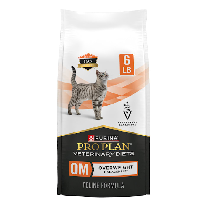 Purina Pro Plan Veterinary Diets OM Overweight Management Feline Formula Dry Cat Food, 6 lbs.