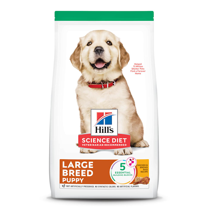 Hill's Science Diet Chicken & Brown Rice Recipe Large Breed Dry Puppy Food, 27.5 lbs.