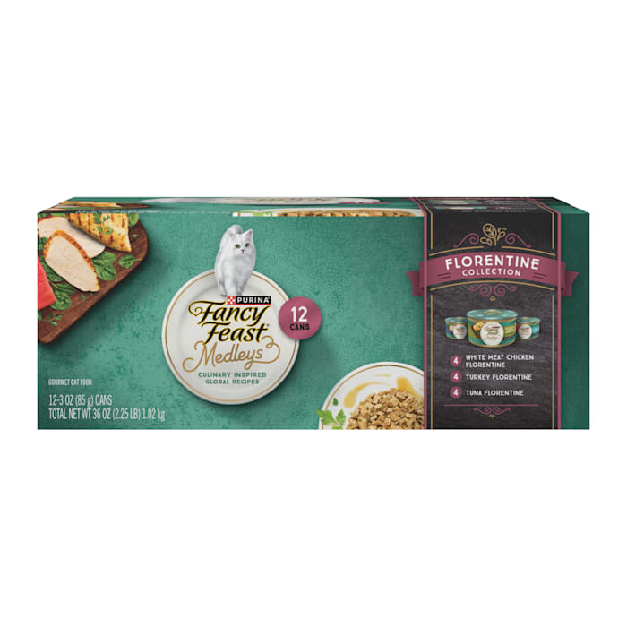 Purina Fancy Feast Wet Cat Food Medleys Florentine Wet Cat Food Variety Pack