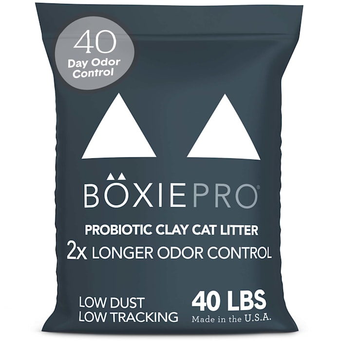 Boxiecat Probiotic 40 Day Odor Control Clumping Clay Cat Litter - 40lbs ( Open Bag)