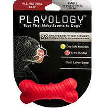 Playology Silver - Dental Rope Dog Toy - Designed for Senior Dogs
