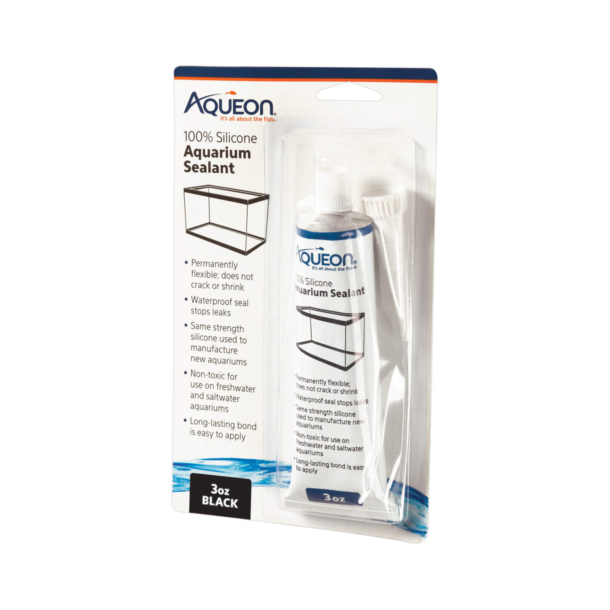 Aqueon Silicone Aquarium Sealant - Black