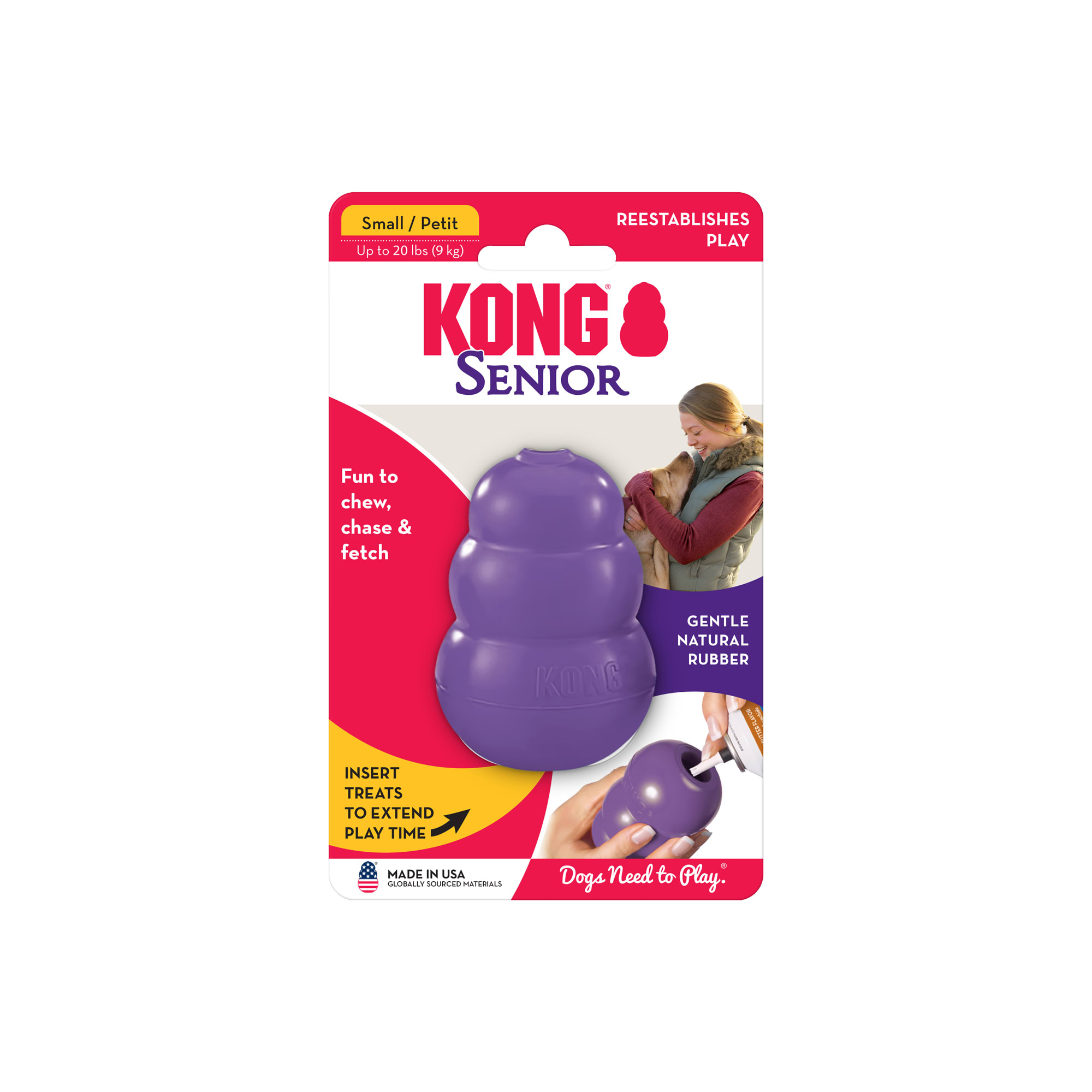 Senior squeaky toy top