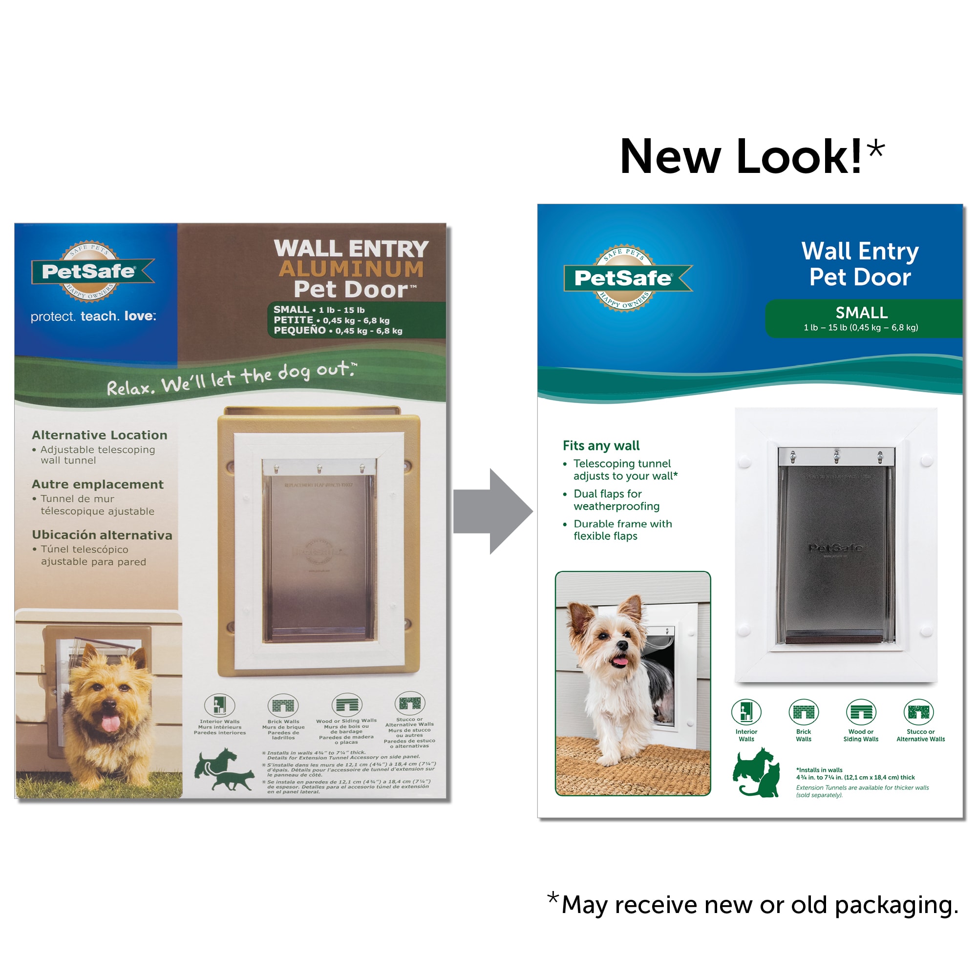 Petsafe wall entry pet door outlet large