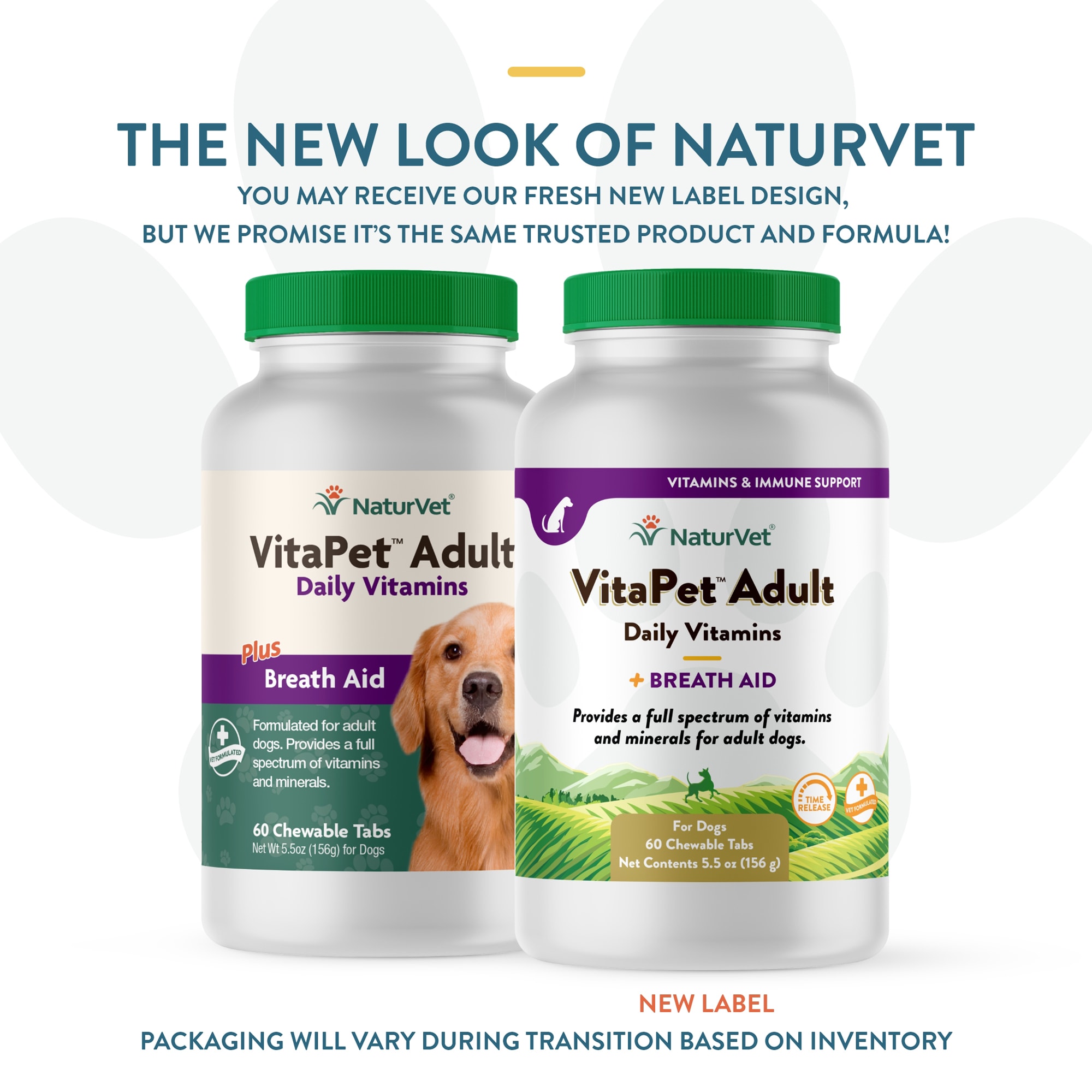 NaturVet VitaPet Daily Vitamins for Adult Dogs Count of 60 Petco