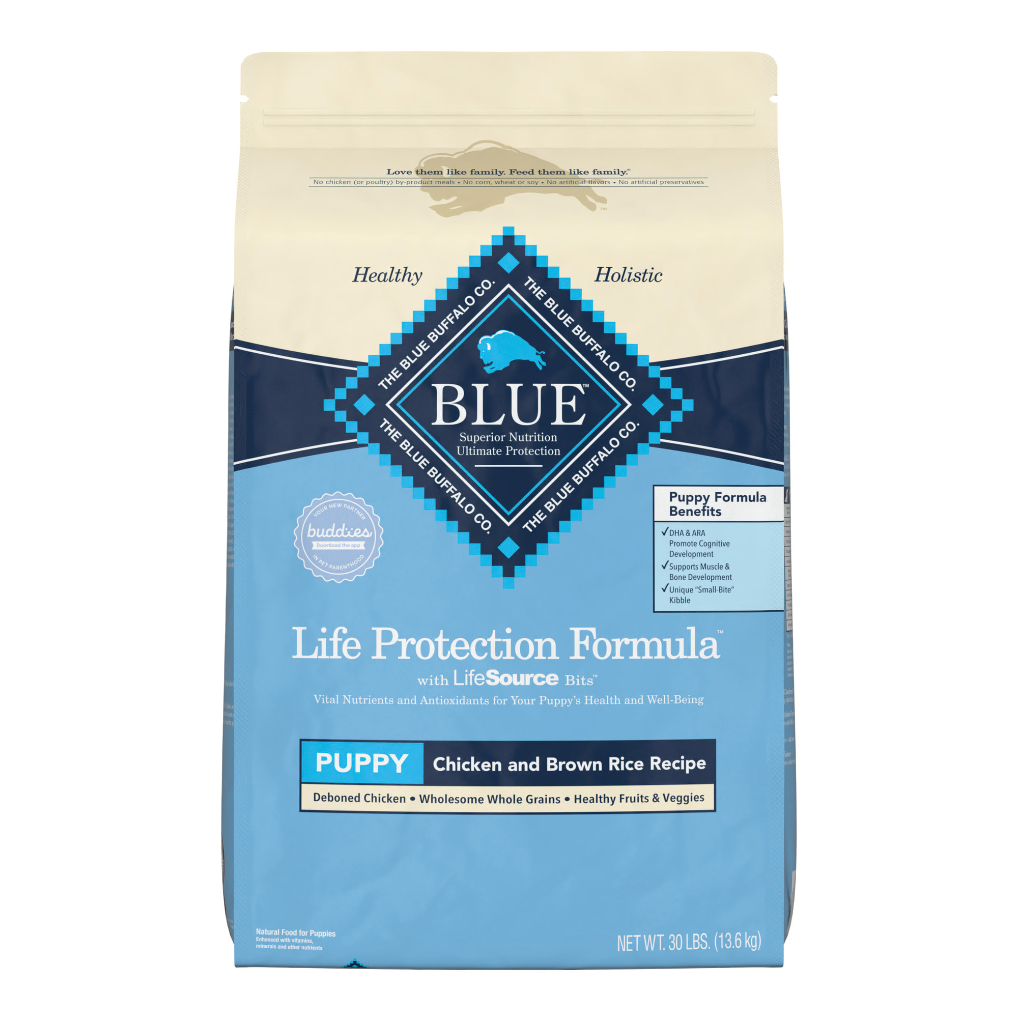 Blue Buffalo Blue Life Protection Formula Natural Puppy Chicken And Brown  Rice Dry Dog Food, 34 Lbs. | Petco