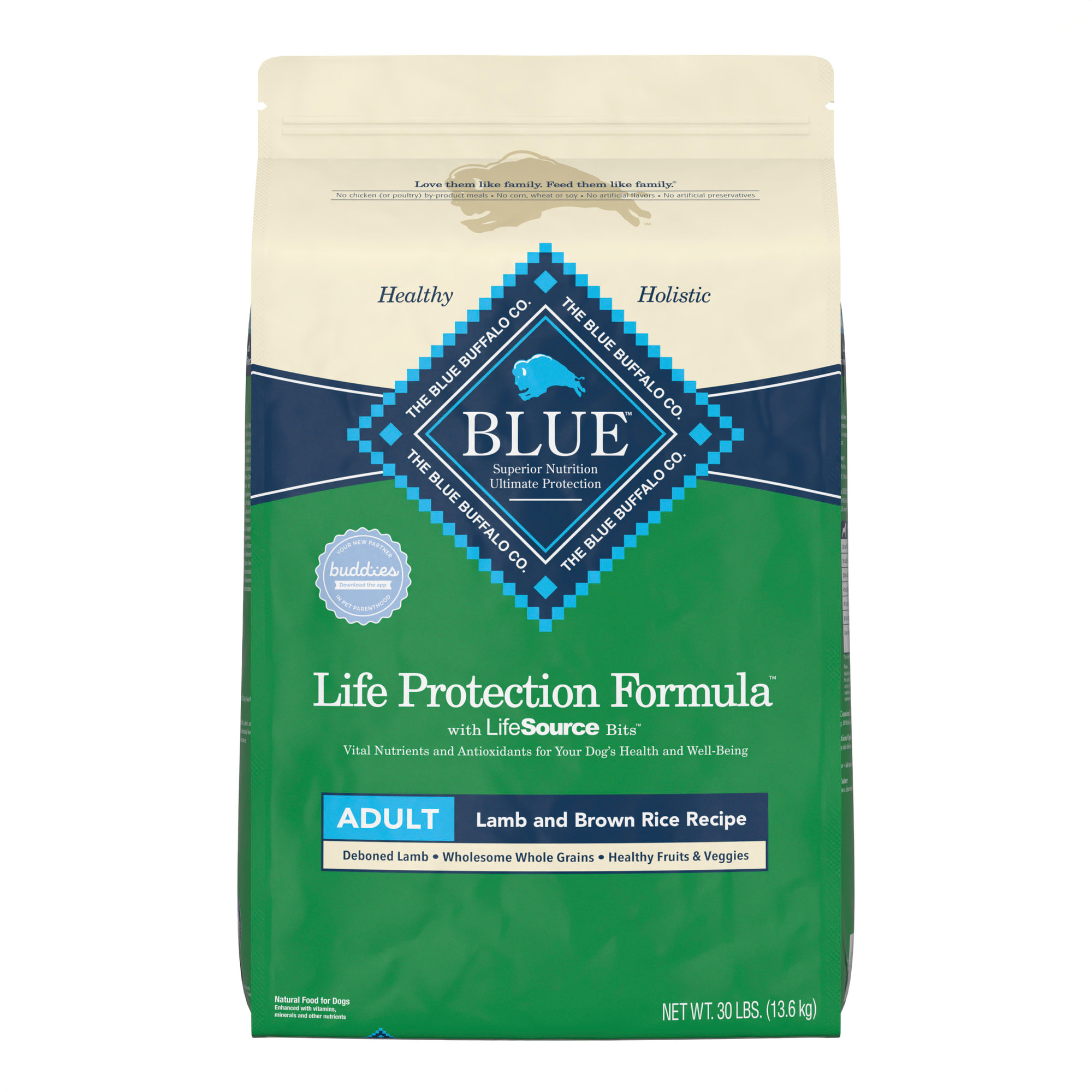 Blue diamond outlet dog food