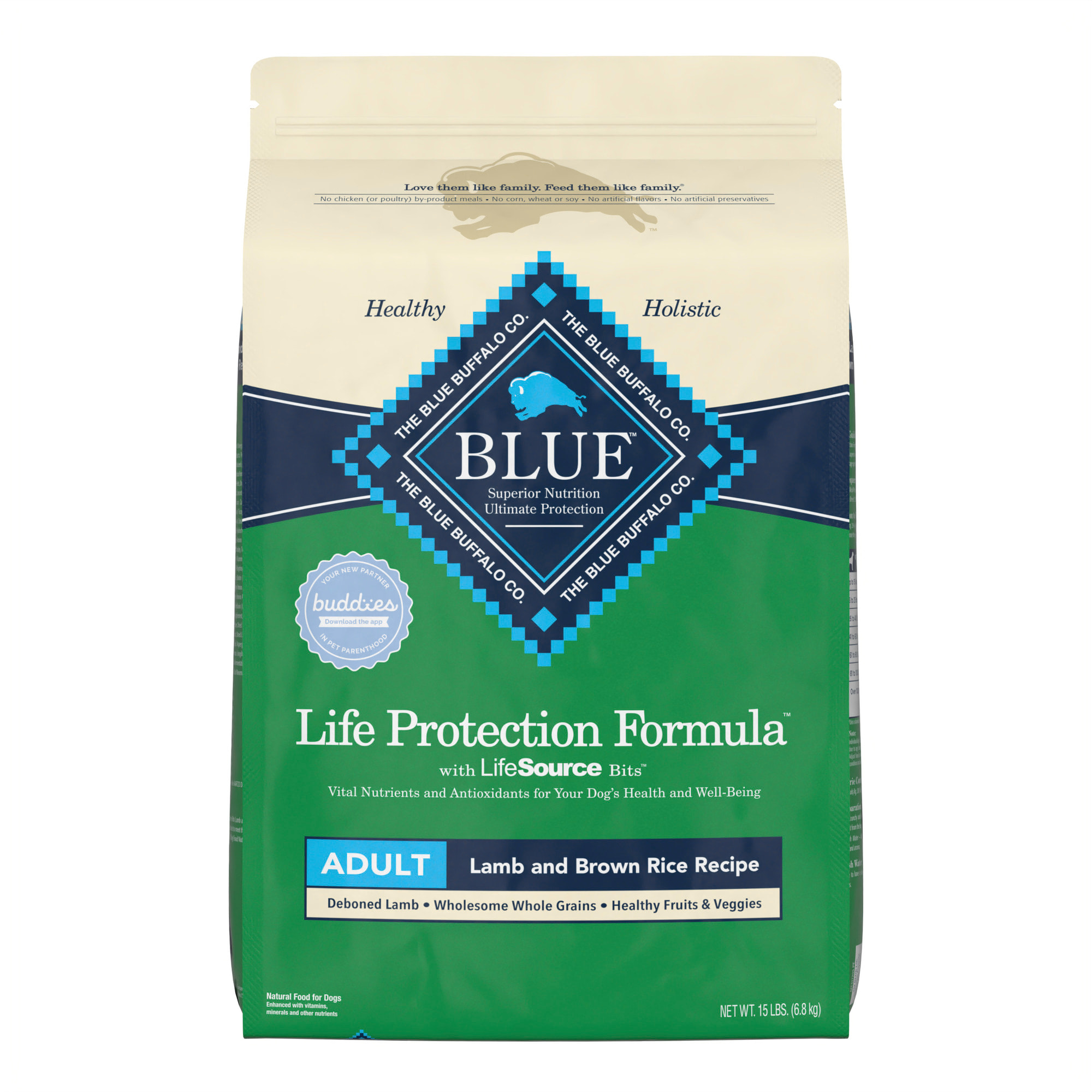 Blue Buffalo Life Protection Formula Natural Adult Lamb and Brown