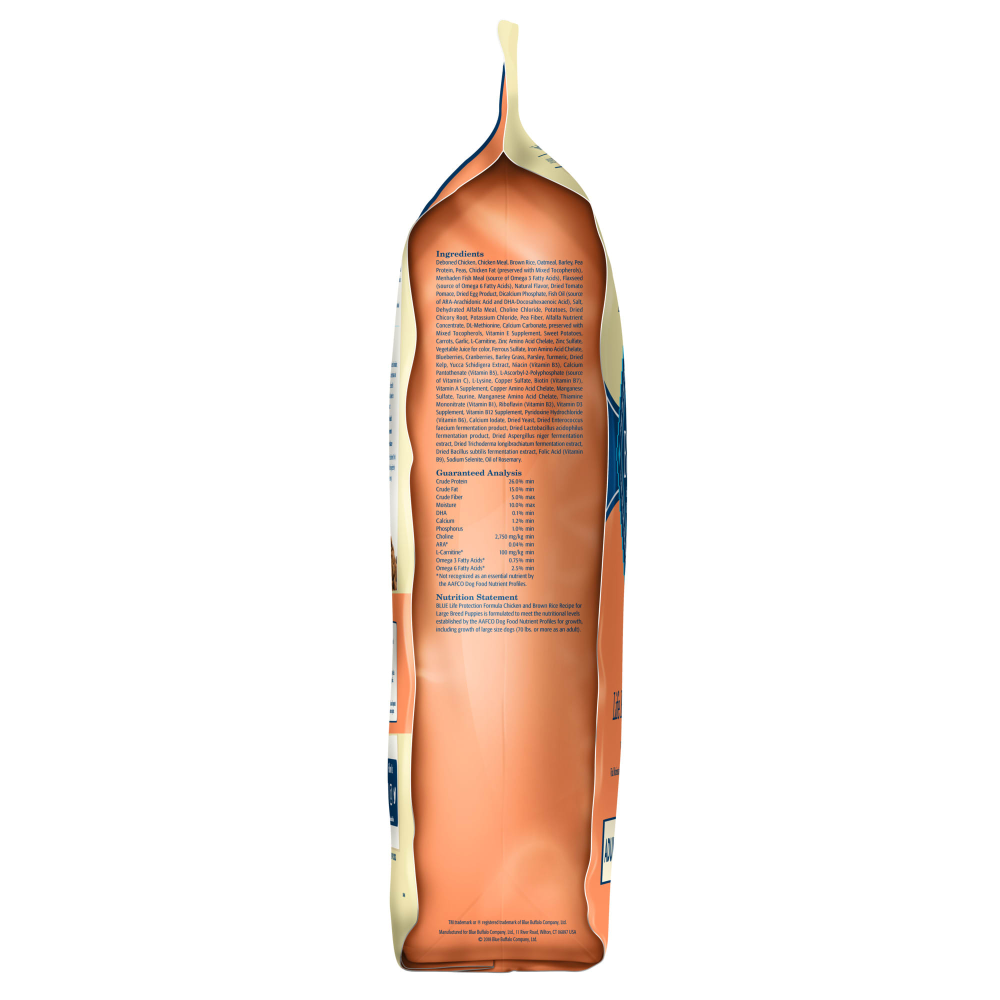 blue buffalo life protection formula natural puppy large breed dry dog food