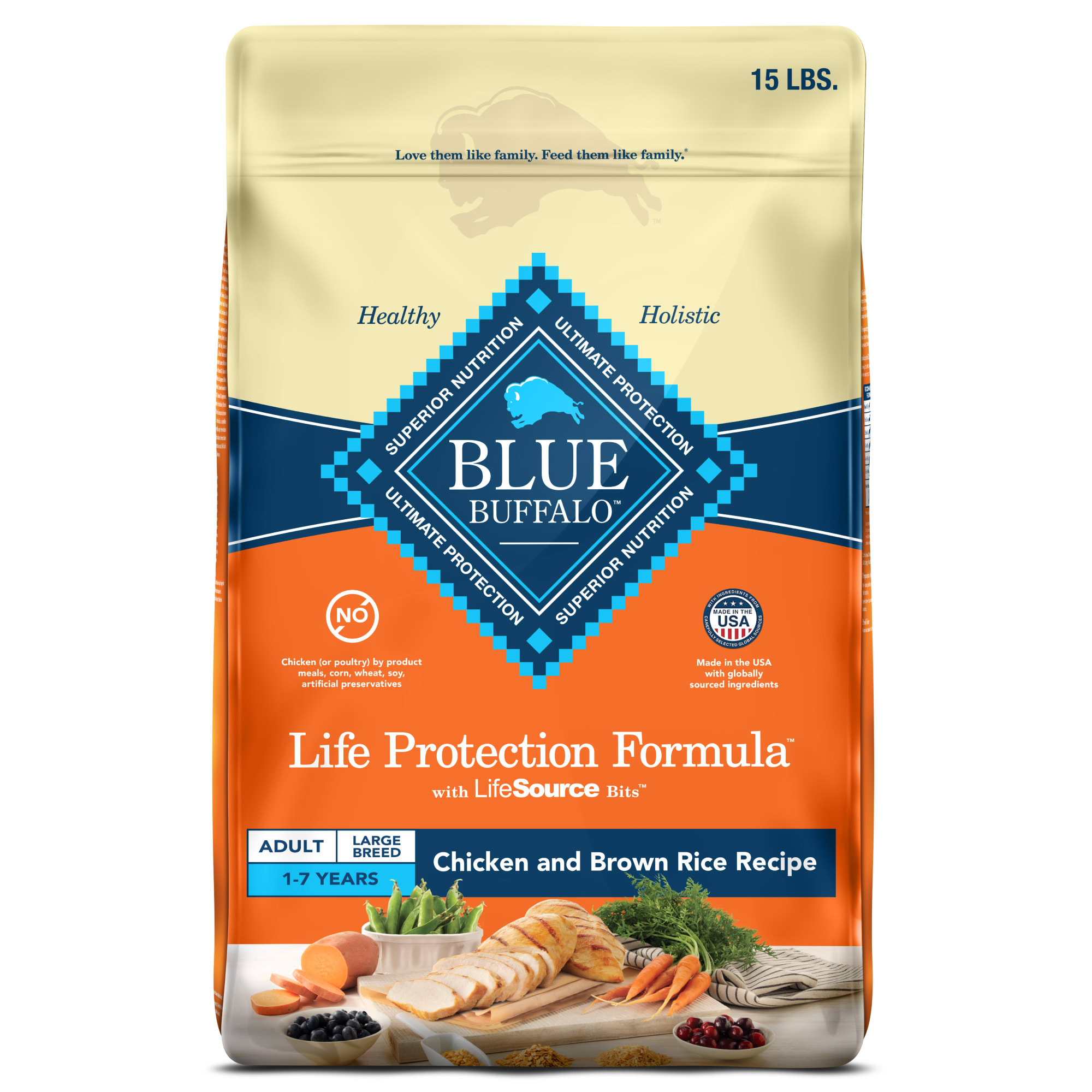 Blue Buffalo Life Protection Formula 30 lb. Chicken Brown Rice Large Breed Adult Dry Dog Food