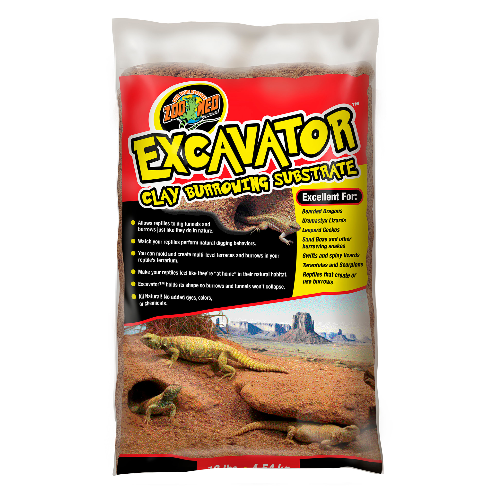 Zoo Med Excavator Clay Substrate, 10 lbs.
