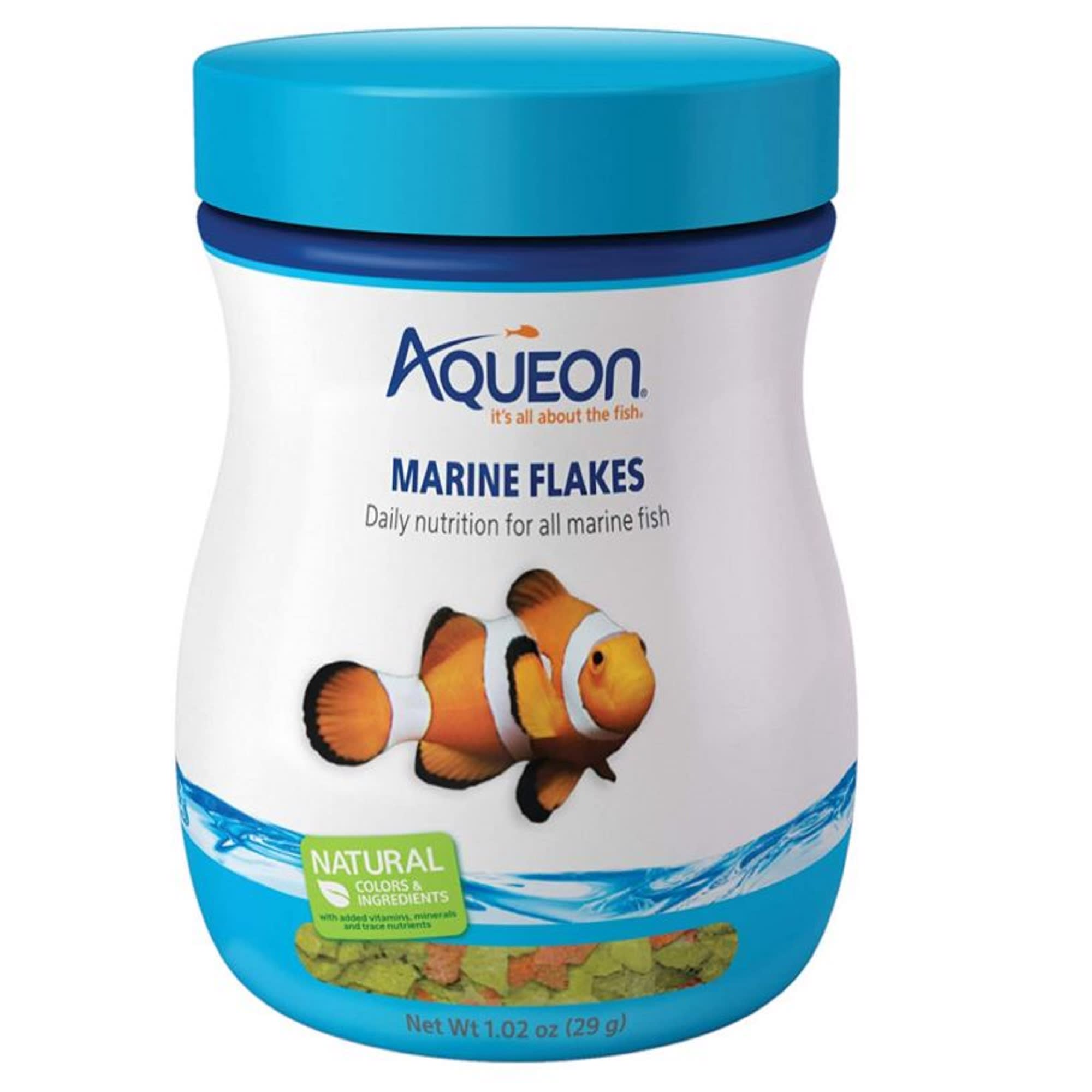 UPC 015905060455 product image for Aqueon Marine Flakes Fish Food, 1.02 oz. | upcitemdb.com