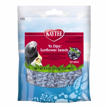 Kaytee Fiesta Blueberry Flavored Yogurt Dipped Sunflower Seeds Bird Treat