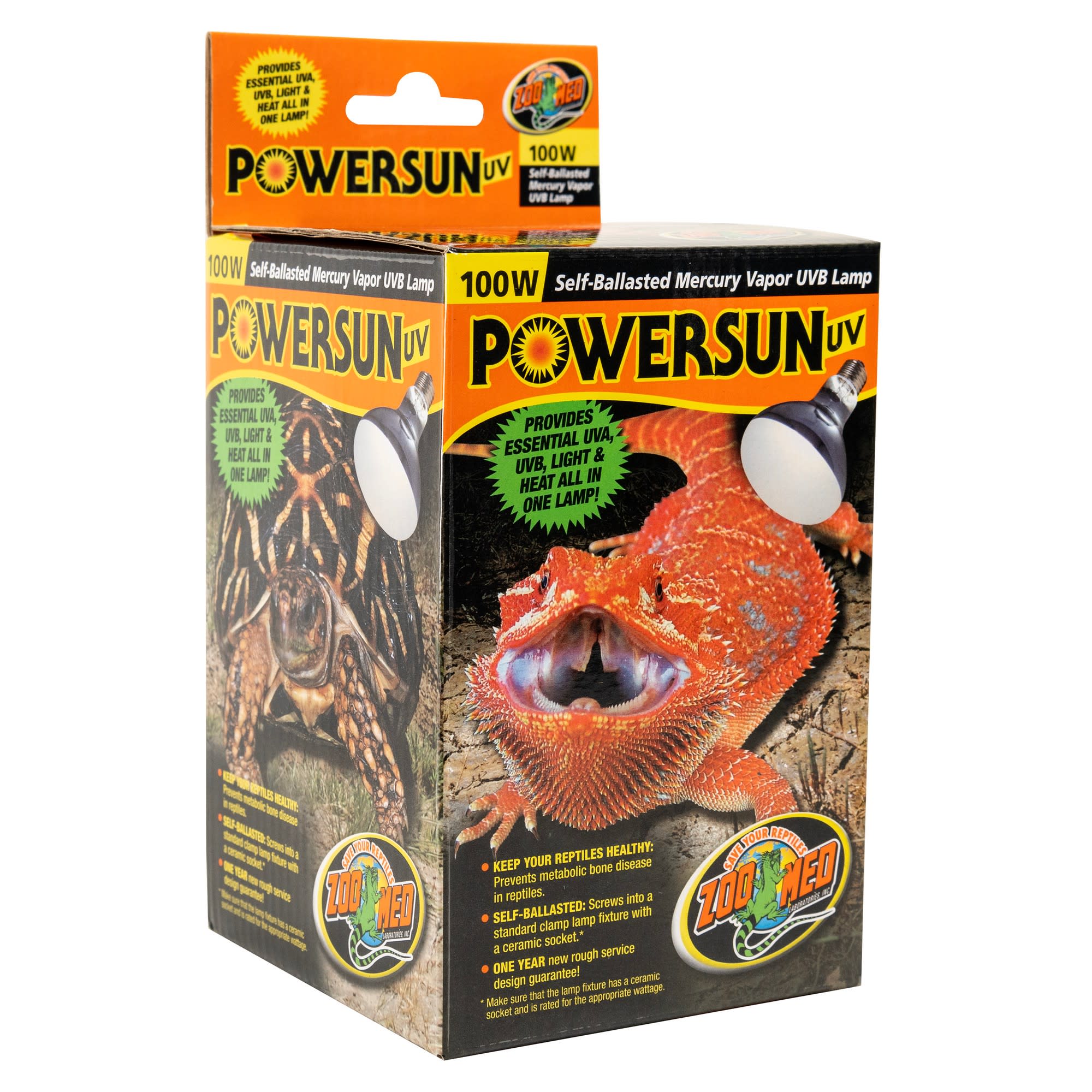 Zoo Med PowerSun UV Self Ballasted Mercury Vapor UVB Lamp Petco