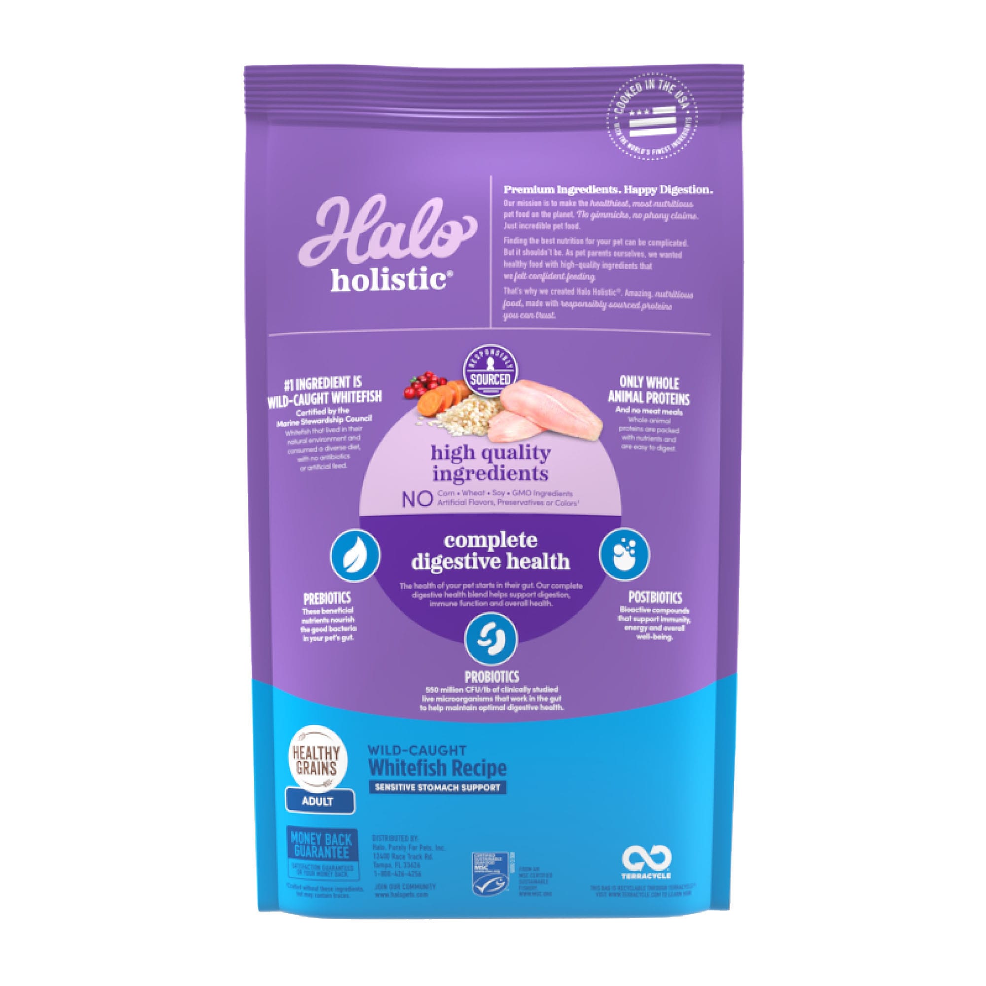 Halo Holistic Complete Digestive Health Sensitive Stomach Support