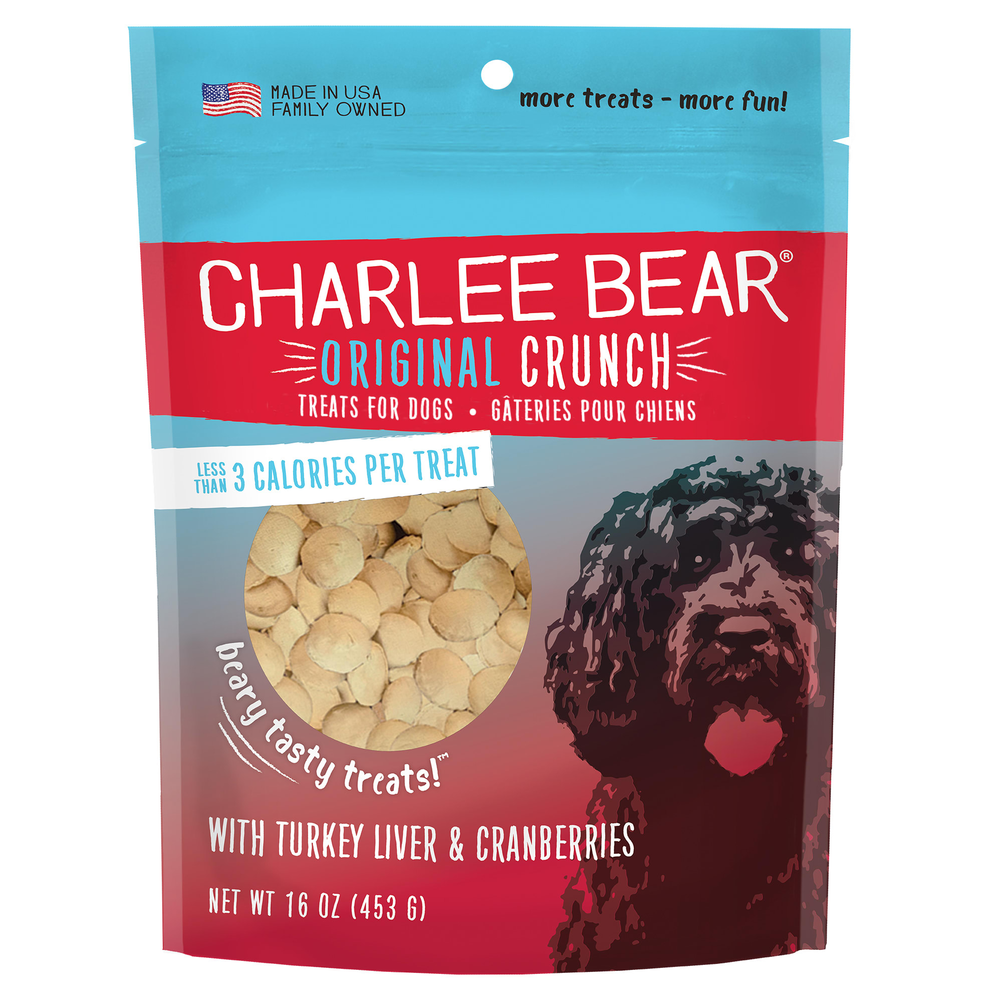 Charlee Bear Dog Treats with Turkey 