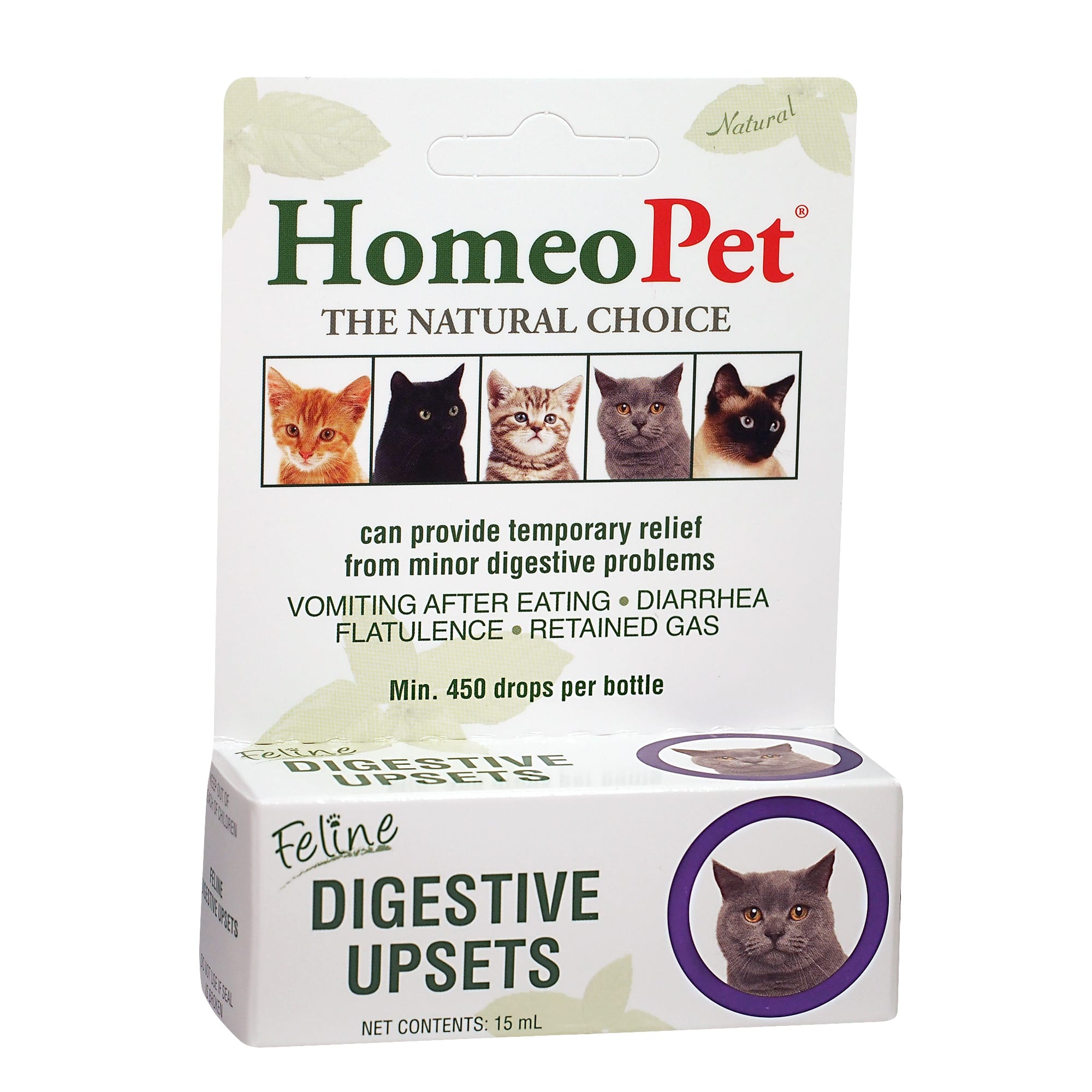 Homeopet Feline Digestive Upsets 15 Ml Petco