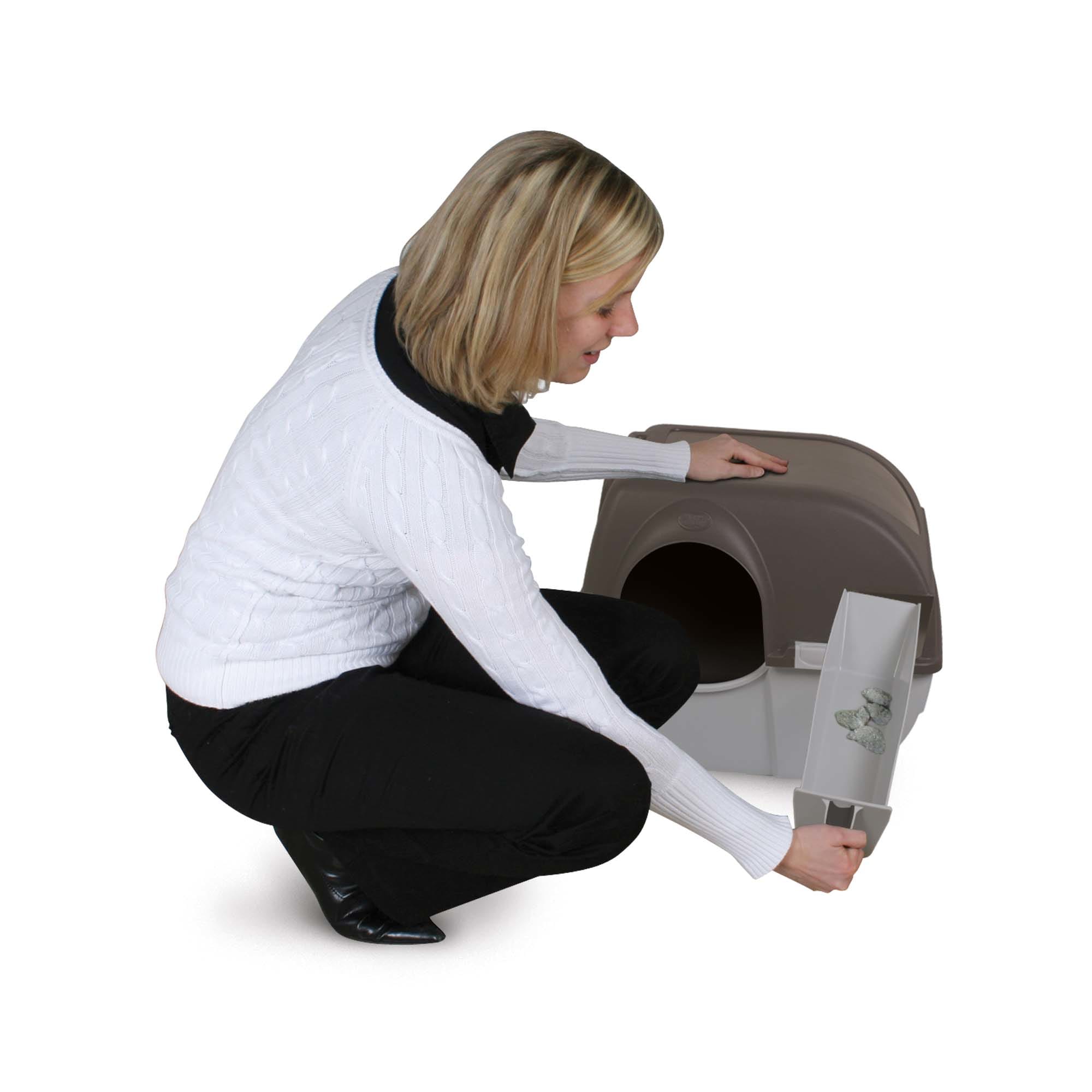 Omega Paw Roll 'n Clean Self Cleaning Cat And Kitten Litter Box