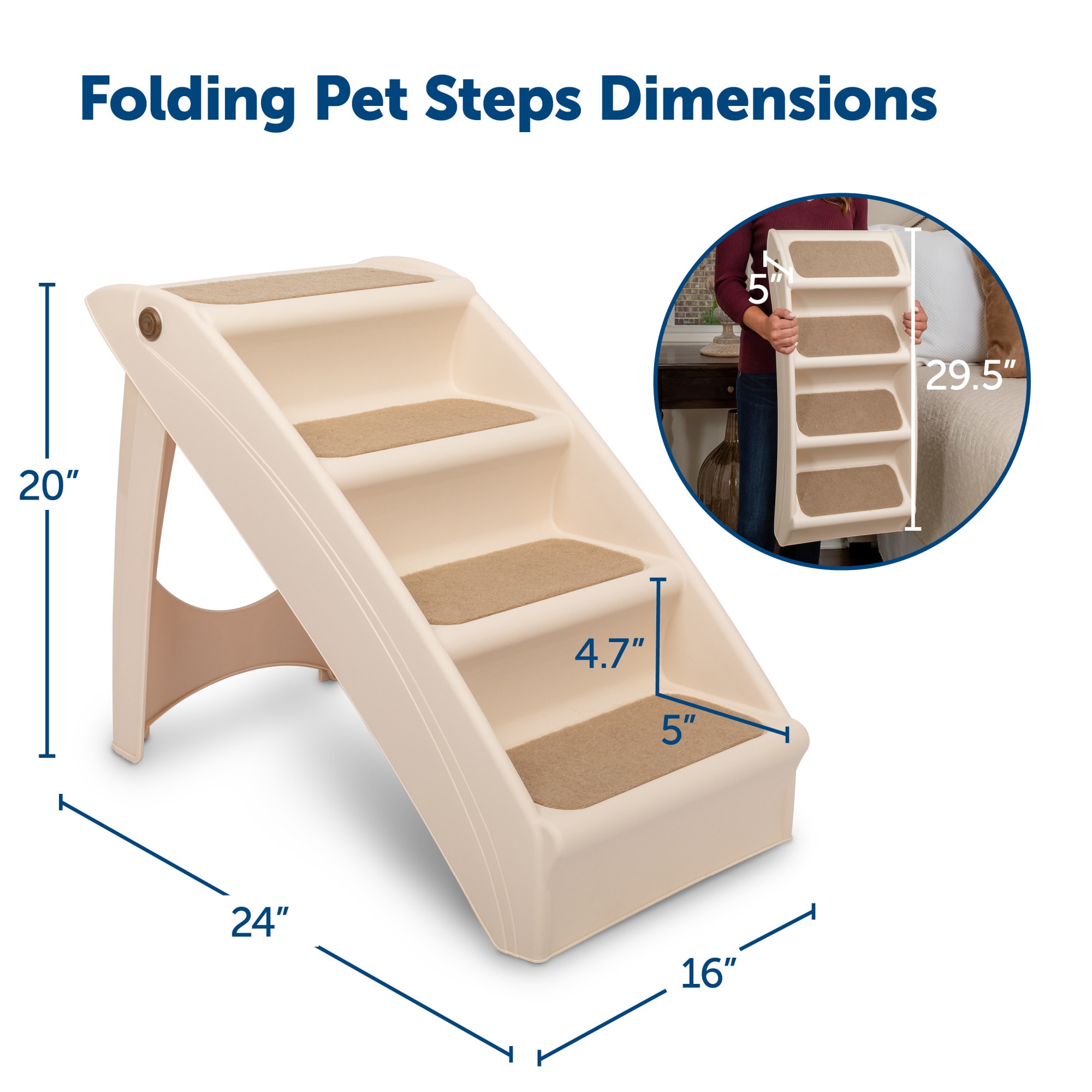 Collapsible pet steps hotsell