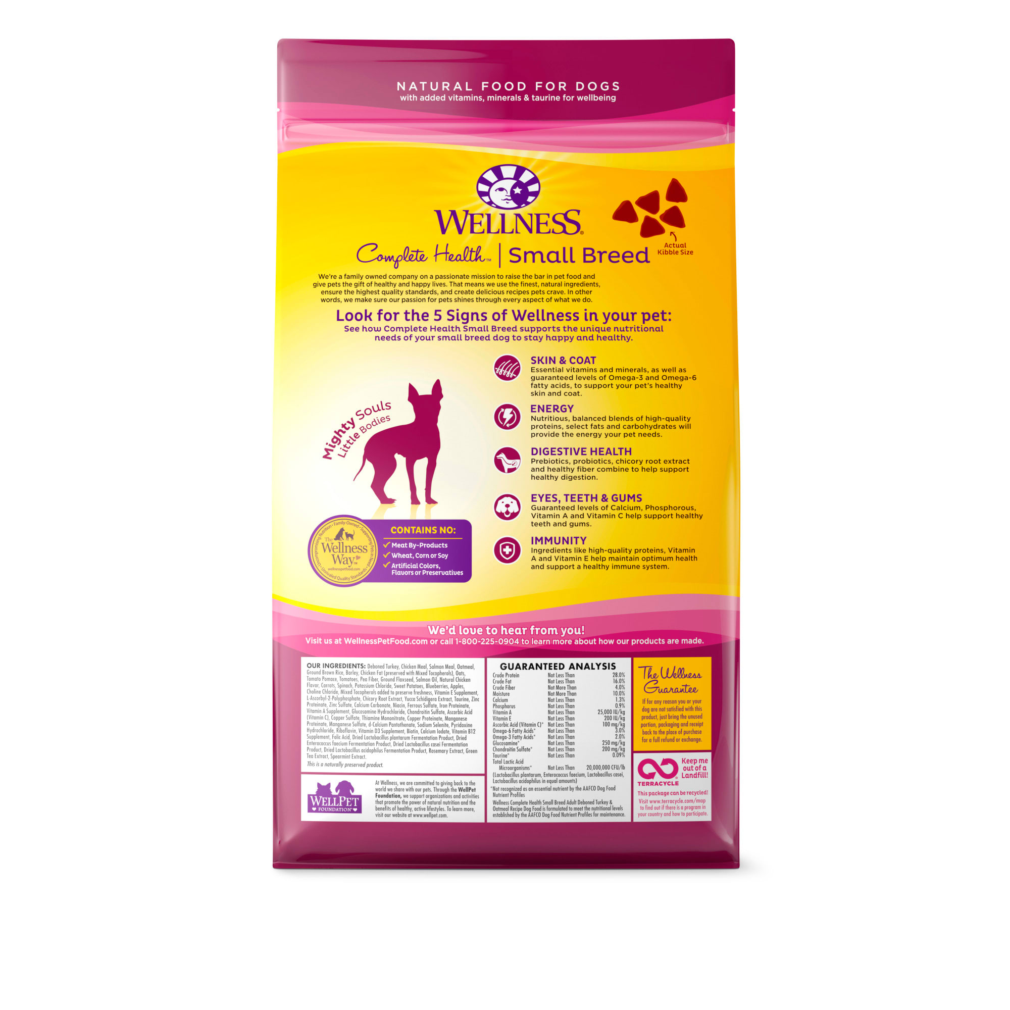 Wellness simple dog outlet food small breed