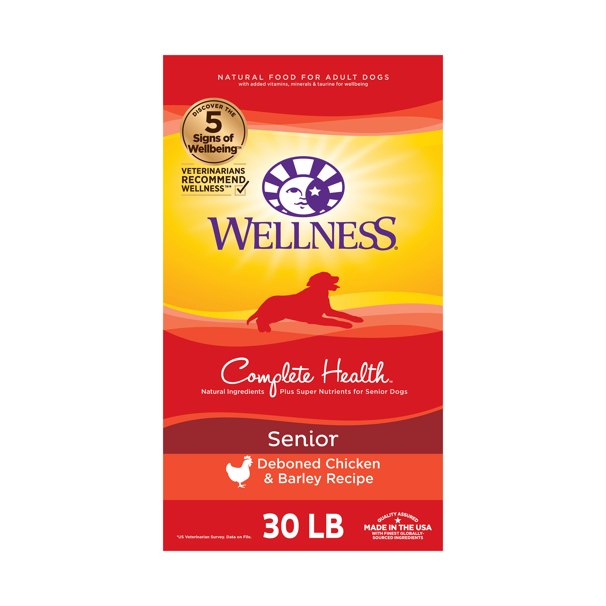 Wellness Complete Health Natural Senior Health Recipe Dry Dog Food 30 Lbs Petco