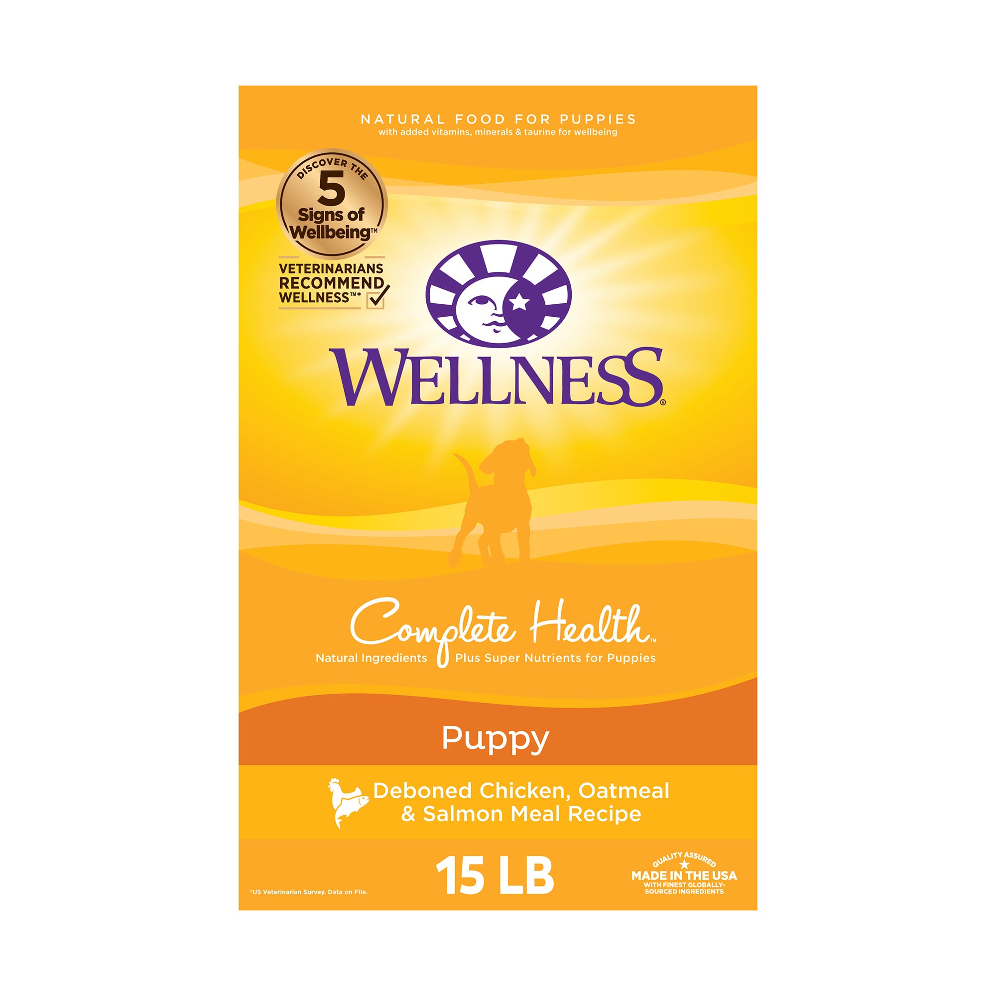 WELLNESS Complete Health Dry Dog Food Large Breed - The Fish & Bone