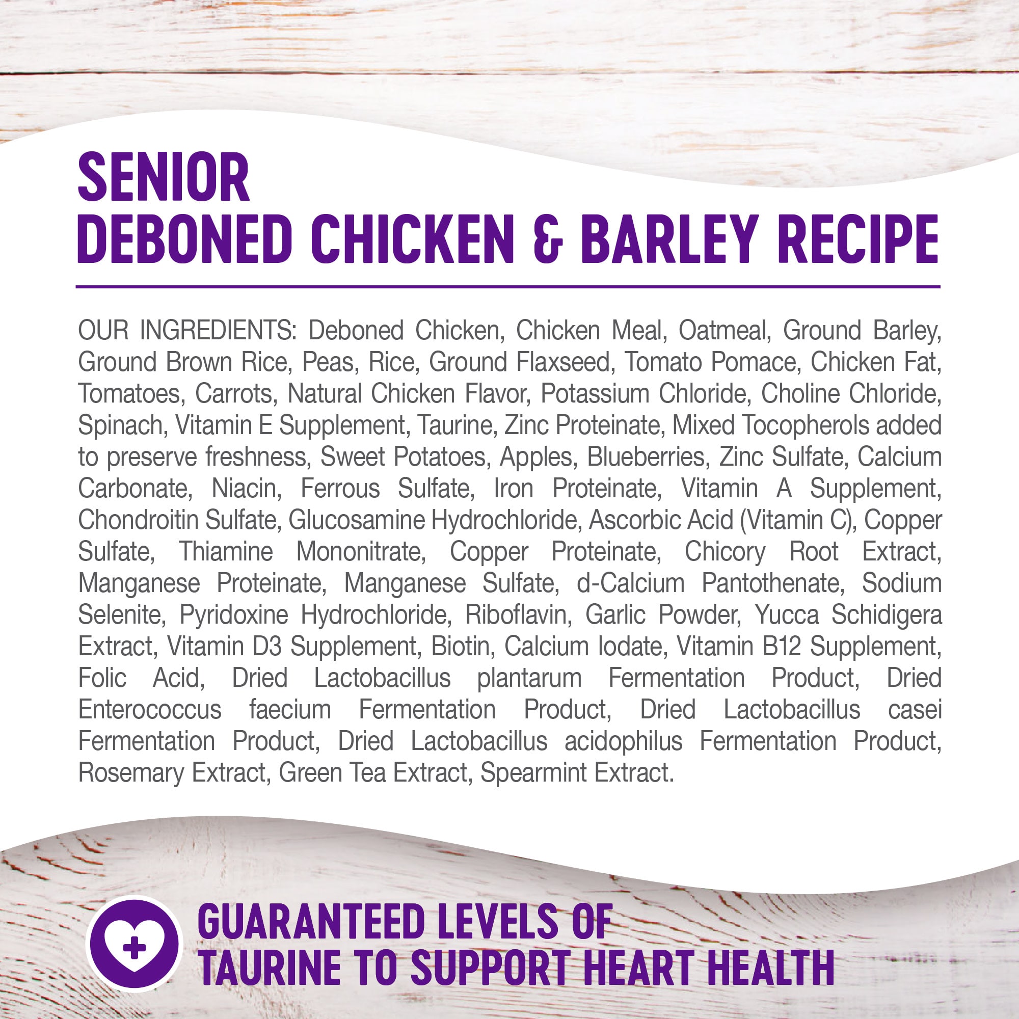 wellness complete health senior deboned chicken & barley recipe dry dog food