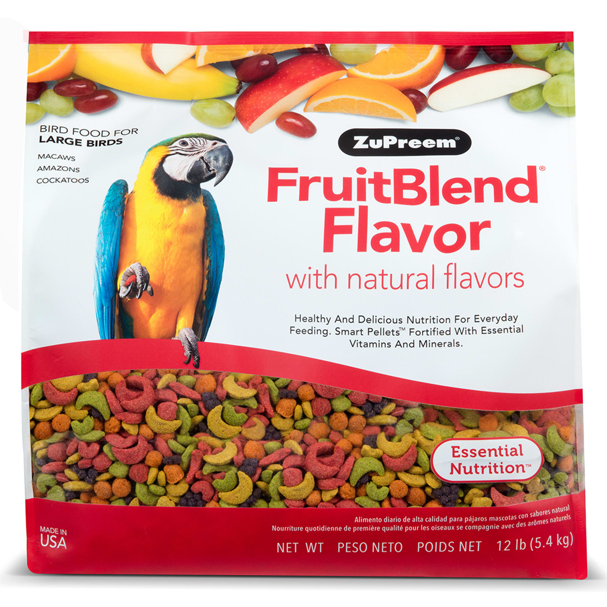 UPC 762177841205 product image for ZuPreem AvianMaintenance FruitBlend Bird Diet for Large Birds, 12 LBS | upcitemdb.com