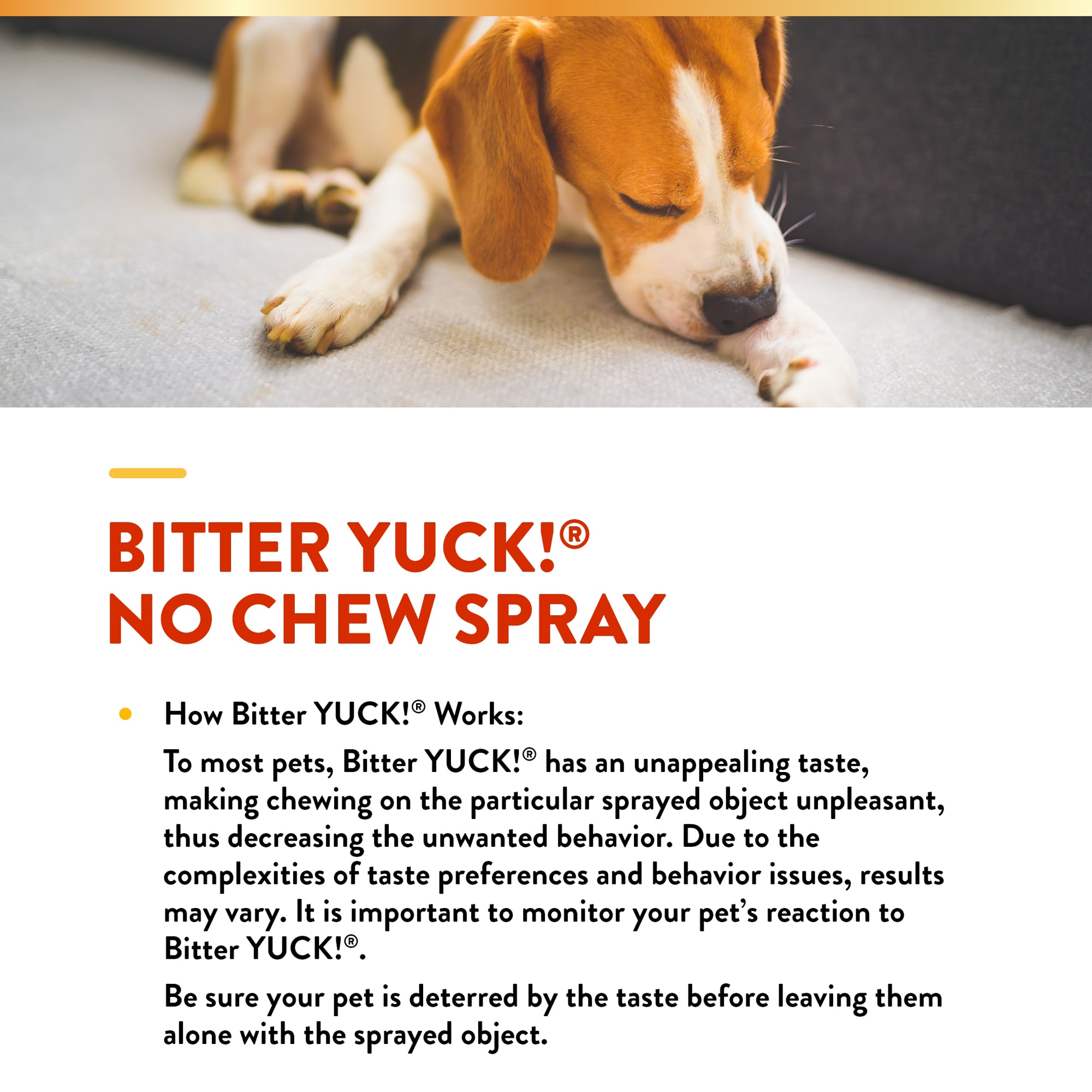 NaturVet Bitter Yuck No Chew Spray