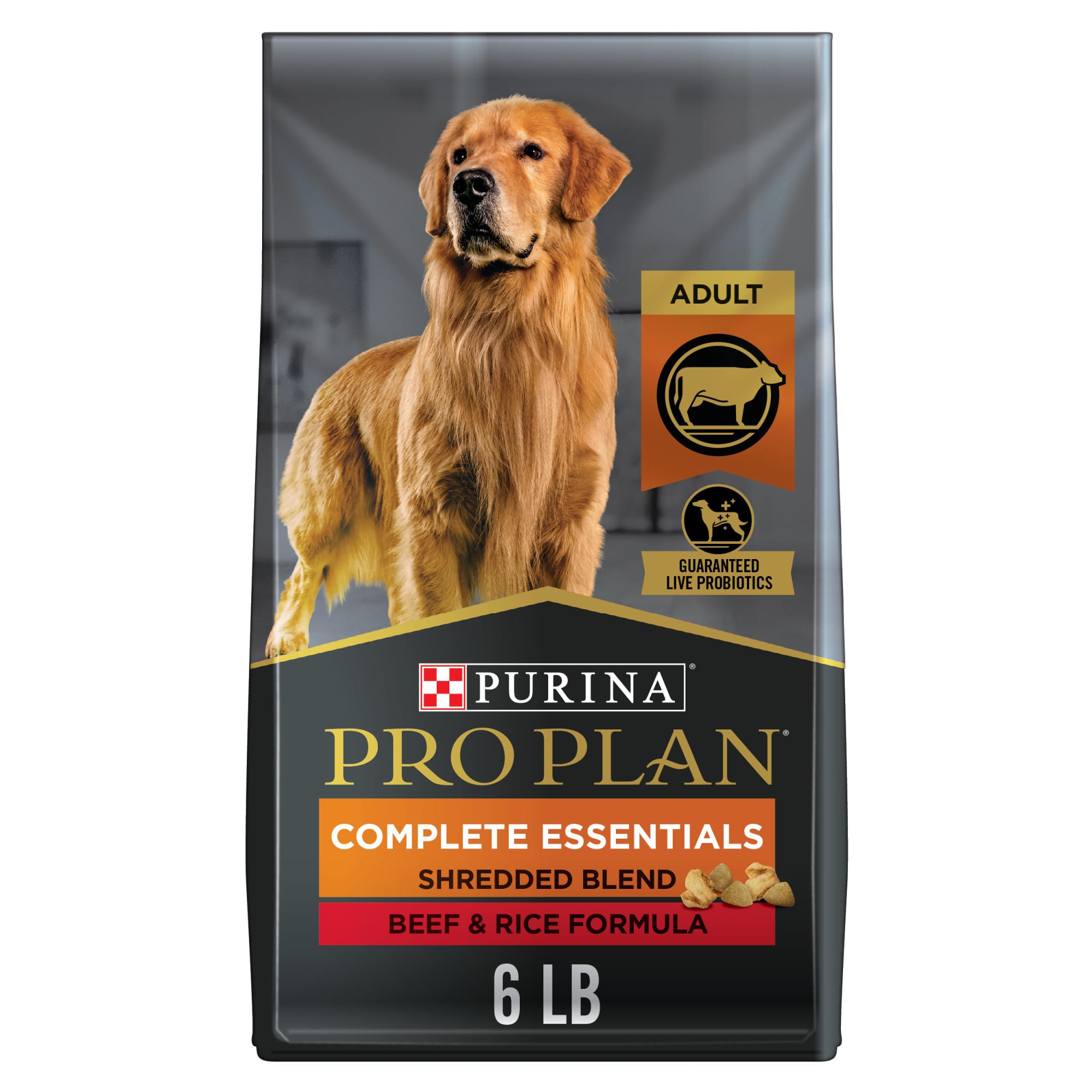 Purina Pro Plan High Protein with Probiotics Shredded Blend Beef