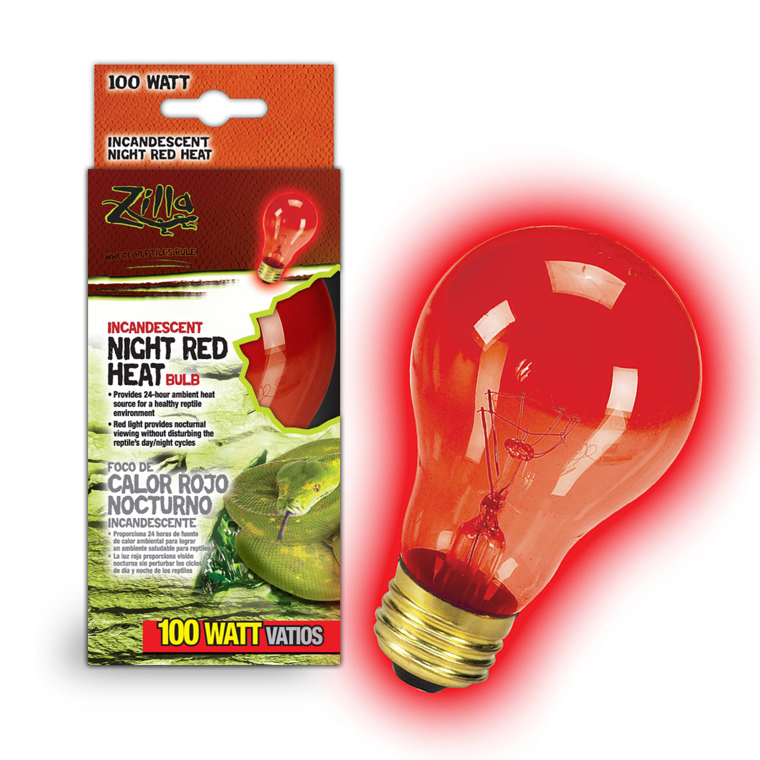 Red incandescent light deals bulb