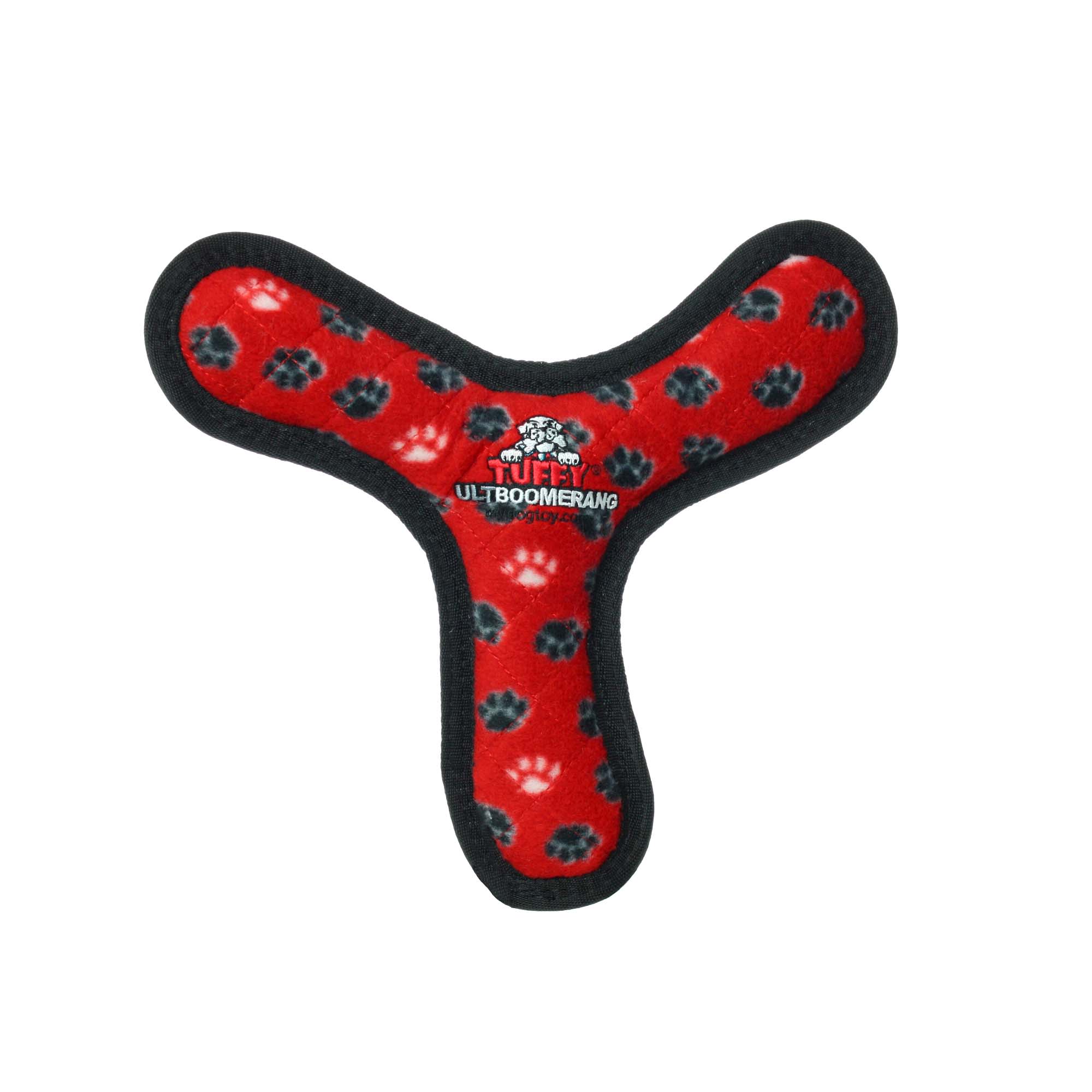 Tuffy's Red Paw Boomerang Dog Toy, Medium Petco