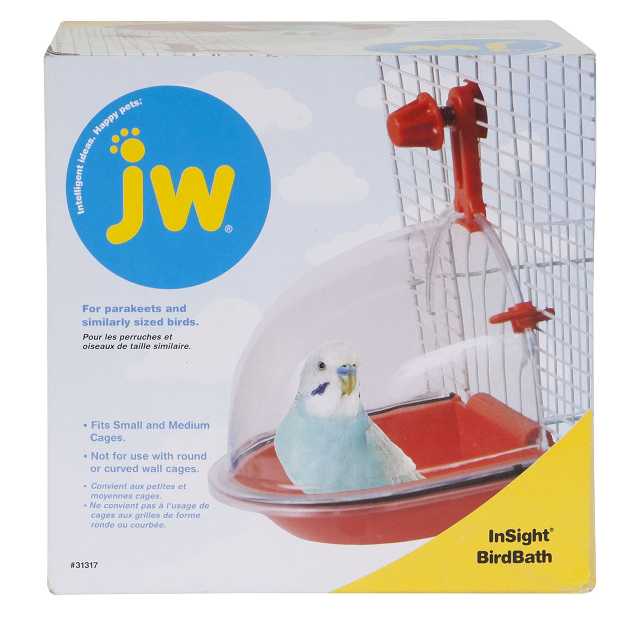 JW Pet Bird Bath in Cage Medium