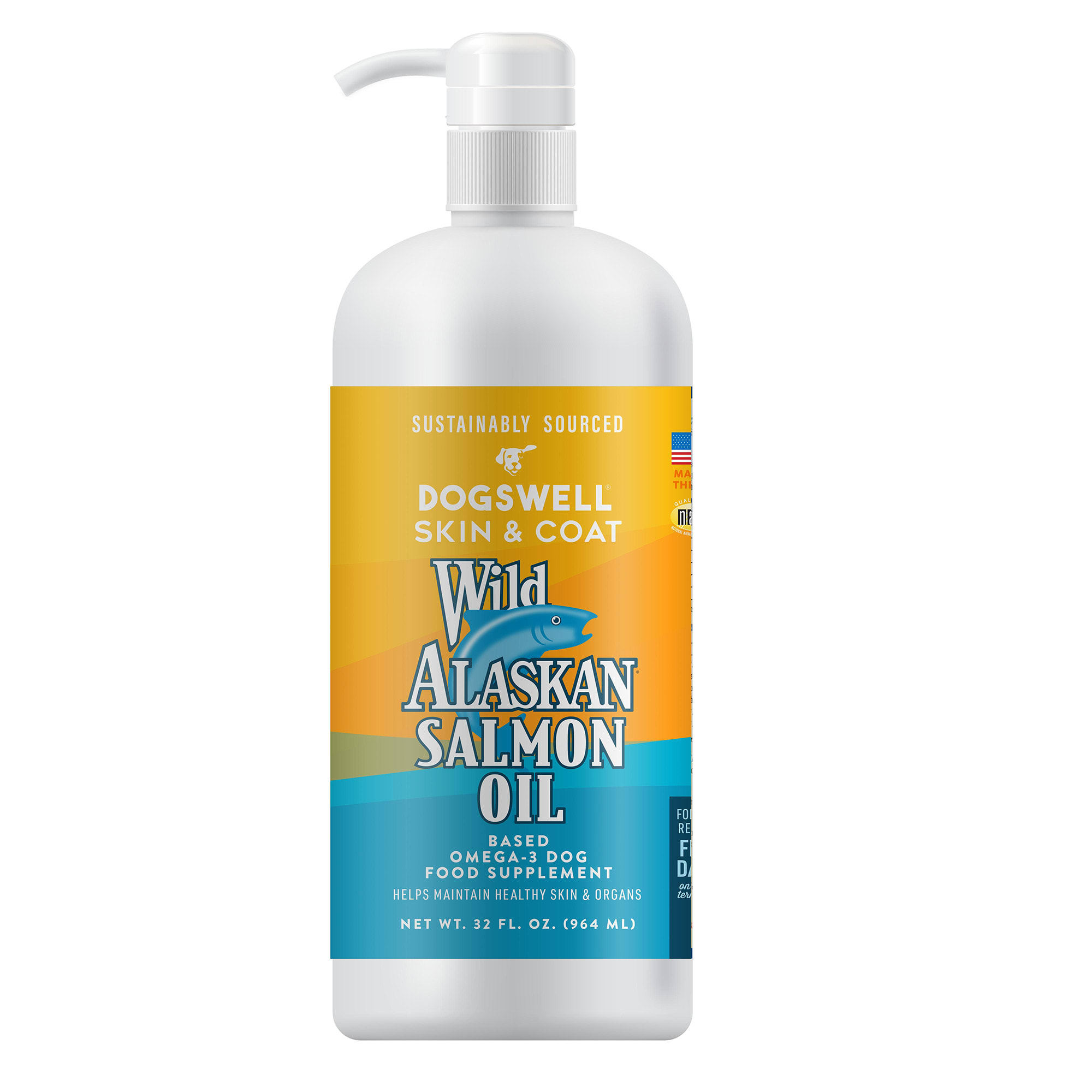 Wild alaskan salmon oil dog store food supplement